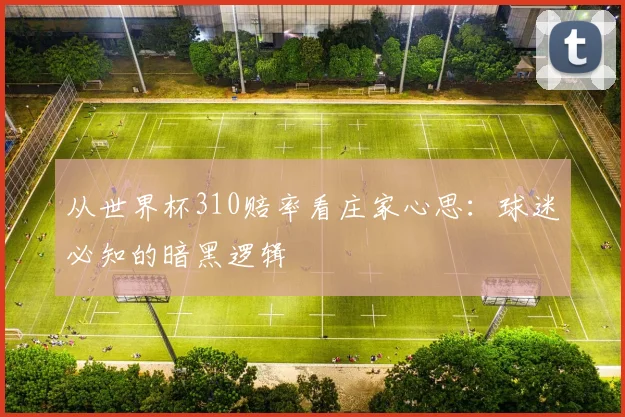 从世界杯310赔率看庄家心思:球迷必知的暗黑逻辑